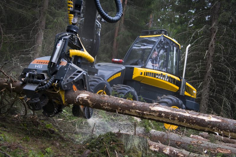 Metsäala, Metsäkone työssä